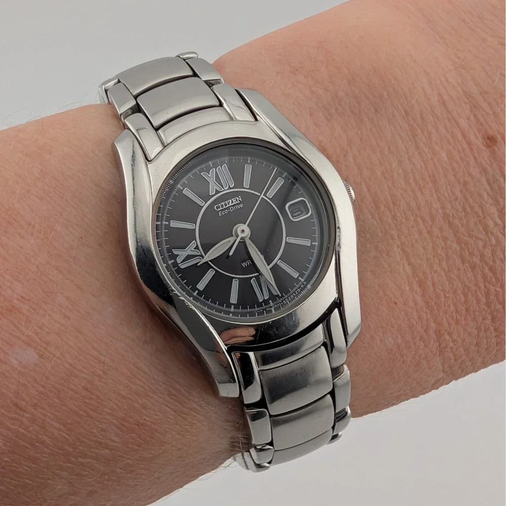 Citizen Eco-Drive Espresso Brown‎ Dial WR100 Watch E011-S015502